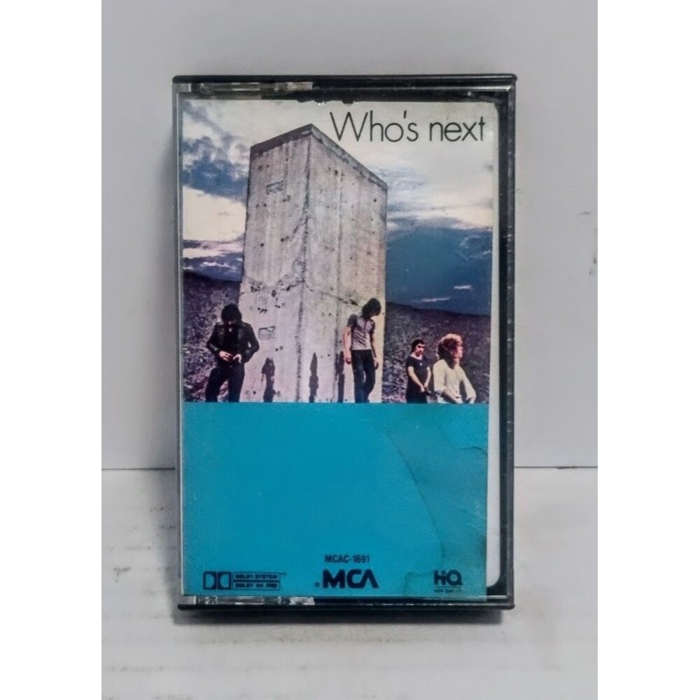 MCA RECORDS THE WHO WHO’S NEXT CASSETTE CLUB EDITION REISSUE
